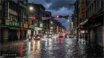 暴雨襲南台灣！高屏等6縣市停班停課　台鐵部分停駛