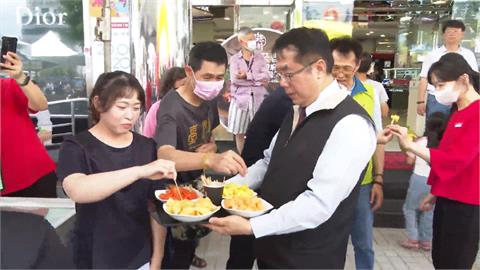 推廣台南農特產品! 黃偉哲帶夫人親自站台行銷