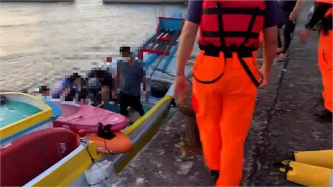 綠島6遊客玩立槳「體力不支」遭浪帶離　海巡署馳援救上岸