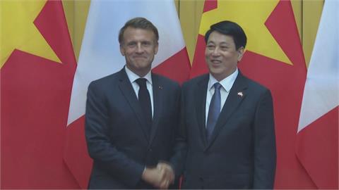 馬克宏首赴越南進行國是訪問　簽訂規模90億歐元多項協議