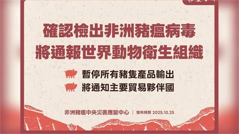 快新聞/最新!台灣所有豬肉產品暫停輸出 解禁條件曝