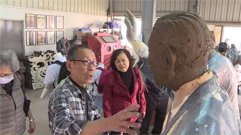 以台灣人民為主題　一探雕塑大師方惠光新作風采