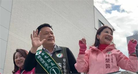 草屯鎮長補選！林楚茵助陣蔡銘軒　踢爆簡賜勝家族會館疑「農地違建」