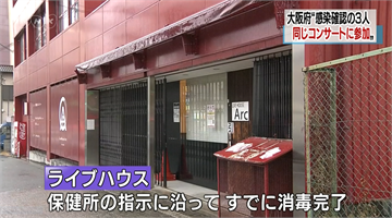 快新聞／大阪新增18例武漢肺炎確診 多人為演唱會群聚感染