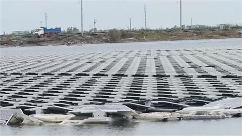 光電板放置處傳有紅色水窪　環境部採樣送驗