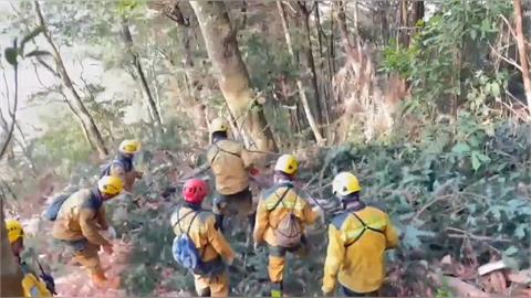 小年夜燒到現在！南投埔里森林大火強風復燃　延燒逾40公頃