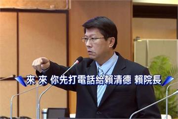 沒賴清德的總質詢 謝龍介首度上場