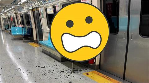 北捷車廂「砰一聲」玻璃爆開破大洞！「碎片噴滿地」畫面曝光…他嚇瘋：在我左前方