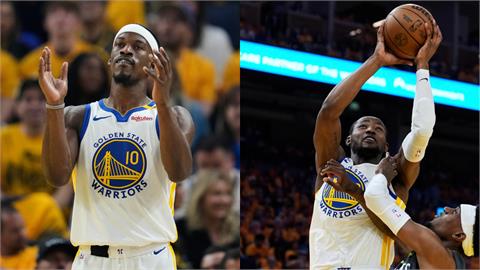 NBA季後賽(影)/三分掛蛋沒關係!士官長、庫明加連線 勇士上半場2分領先灰狼