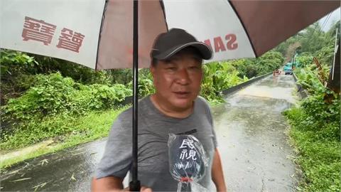 豪雨坍方！高雄田寮遭土石淹沒　10多戶30多人受困