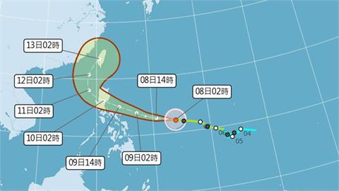 快新聞／把握最後好天氣！鳳凰升級中颱「持續擴大」　直撲台灣路徑曝光