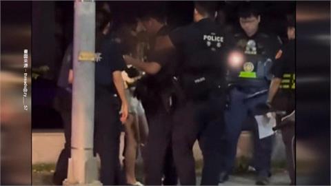 毒駕！轎車自撞「車內飄異味」　女子失控咆哮遭上銬