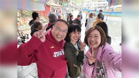 賴清德新春萬里祈福與王義川互動成焦點 肯定蔡美華接棒議員