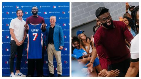 NBA(影)／「杰倫」首度在七六人亮相！自曝得知被交易後震驚到砸手機