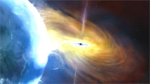 天文界史上最大規模宇宙爆炸！巨大氣體雲墜入黑洞　亮度是太陽的2兆倍