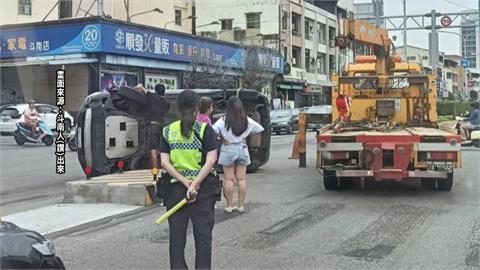 水泥庇護島保障行人安全　壓縮汽車行駛空間