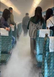 行動電源起火！　高鐵南下車次車廂煙霧迷漫嚇壞乘客