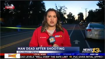 驚！ 女記者直播報導槍擊案 險遭車高速衝撞