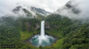 廬山瀑布再現壯麗奇觀！強降雨助攻重現李白詩中絕美意境