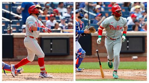 MLB(影)／費城人兩巨砲火力猛！哈波、史瓦伯有機會一起達生涯400轟里程碑