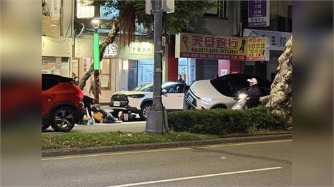 最新／北市士林爆「開上分隔島」翻車事故　現場驚悚畫面曝光了