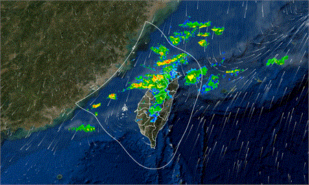 強對流灑雨半個台灣「紫紅一片」！專家揭清明連假「雨最大」時間曝光
