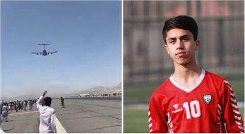 阿富汗19歲青年攀美軍機起落架慘死！身分曝光是「國家青年隊」球員