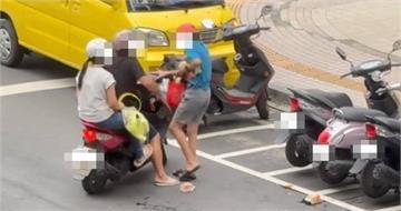 家暴男才奪2命！土城又傳「違反保護令」當街施暴　男拿安全帽狠K兒