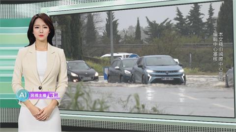敏熙報氣象／豪雨侵襲法南多處釀淹水 發布洪水警戒撤離居民