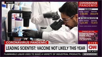 世衛稱武肺病毒恐永不消失 美國推出「神速行動」疫苗研發計畫