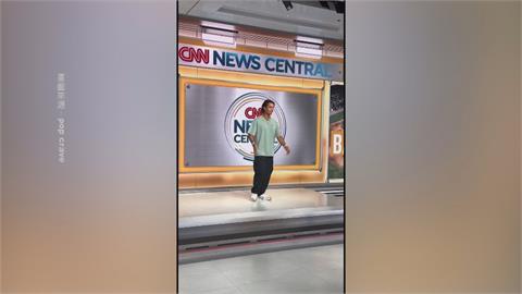美棒球員克魯茲CNN演後空翻　臉部朝下重摔出糗演出