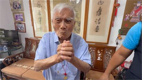 盧秀燕拜訪親送重陽禮　百歲劉爺爺分享養生之道