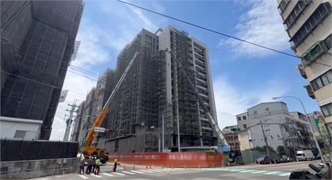 台中工安意外！鷹架突倒塌２工人１３樓墜落　釀２死２傷
