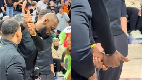 NBA(影)／時間管理大師！詹皇「比賽中場下練揮桿」場上照樣送「反快攻追魂鍋」