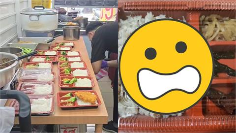 便當盒太大嗎？69元排骨便當像「吃剩的」僅3條肉、菜超少全網嚇壞