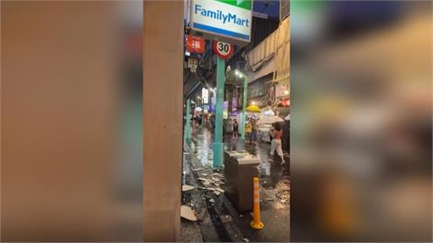 最新／巴威強風豪雨釀北台多起災情　西門町商圈驚爆「磁磚掉落砸傷遊客頭部」