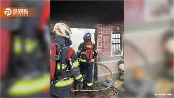 孝子為救92歲母親衝回火場！雲林民宅惡火吞噬母子雙亡