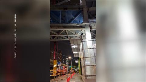台北建案工地「天降水泥灌漿」　受害民眾傻眼：噴得全身都是