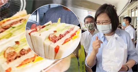 快新聞／蔡英文二度造訪指定要吃「鴨賞三明治」　店家驚喜：很親民