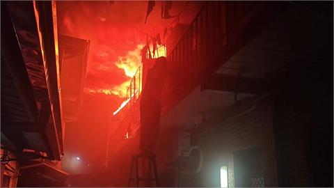 台中烏日暗夜惡火！　連燒12戶1女遭困火場不幸罹難