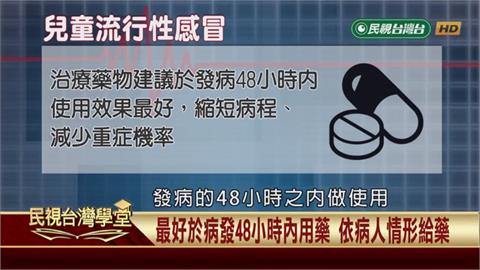 把握流感用藥黃金48小時!錯過引發重症機率翻倍爆增!