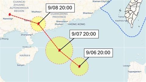 16號颱風「塔巴」北上水氣多！專家：今起雨彈狂炸3天「這4縣市」下不停...
