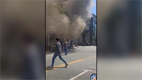 桃園知名餐廳起火!廚房「突然燃燒」大批客人嚇壞
