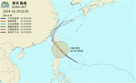 康芮轉中颱逼近「有望連2天颱風假？」　林嘉愷預測「這天」放假機率90%