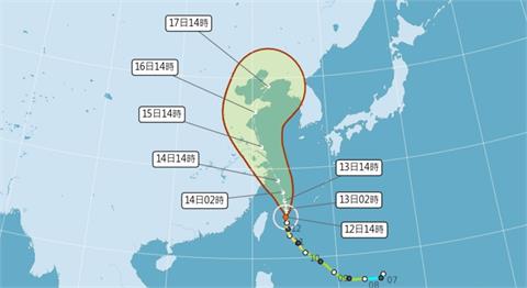 日本人也傻眼！颱風「完美略過台灣」路徑圖曝光　網一看全笑了