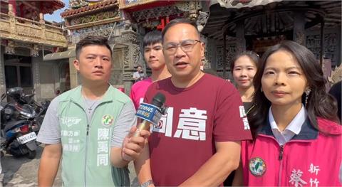 快新聞／赴竹北市場掃街拜票　王義川籲罷免林思銘：讓新竹縣有新氣象
