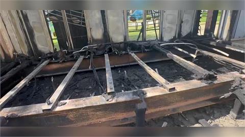 彰化人氣兒童公園旁暗夜大火　疑半裸男出沒警追查