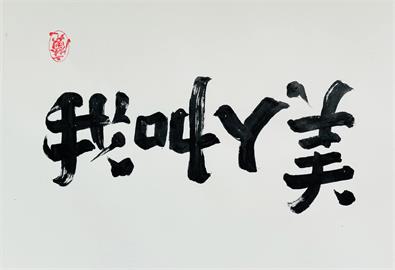 快新聞／遭國民黨惡意起底個資！　翻轉字大師寫「我叫ㄚ美」力挺罷團志工