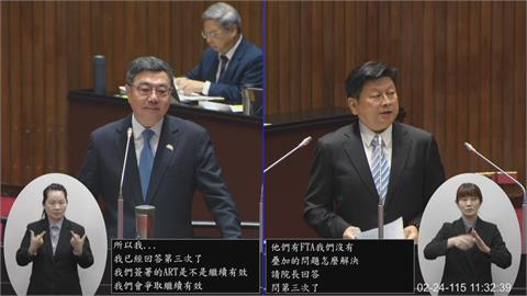 傅崐萁稱關稅談判「關起門一家獨大」　卓榮泰不忍開嗆了