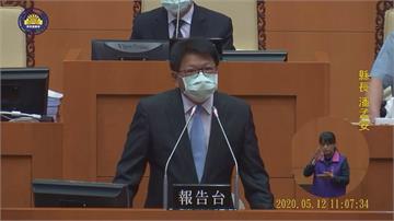 議會施政報告　潘孟安請示脫口罩